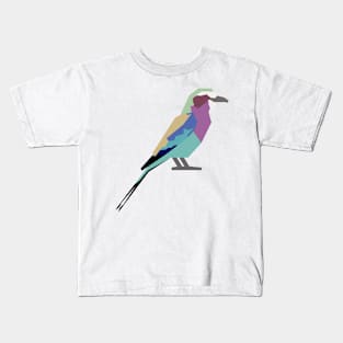 Graphic Nature - Lilac breasted Roller Kids T-Shirt